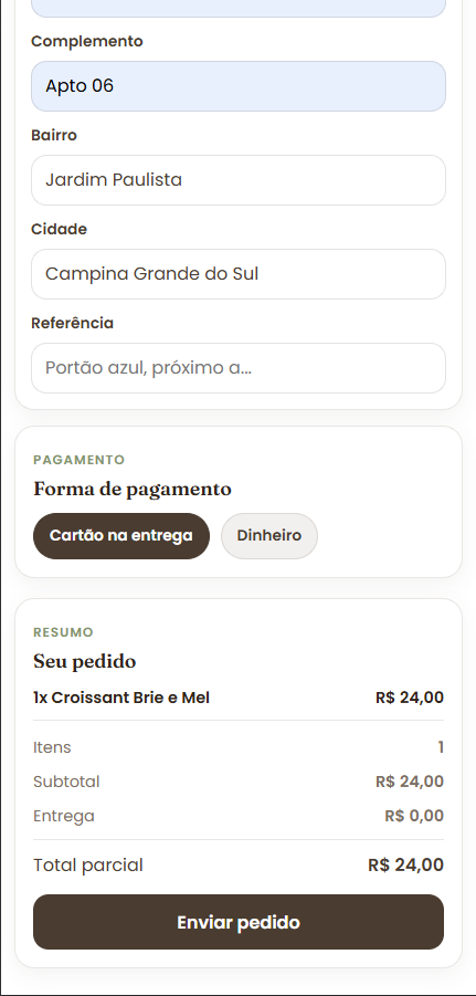 Faz checkout