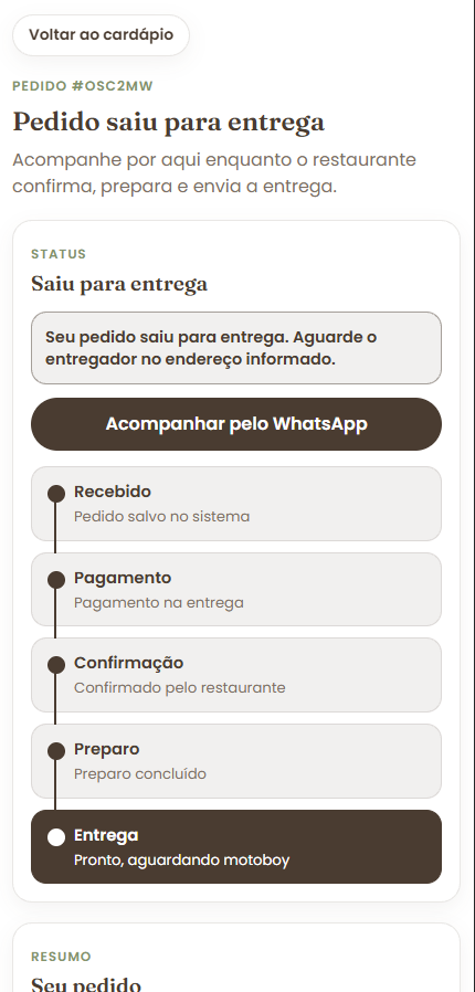 Acompanha o pedido